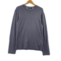 ニット HOMME PLUS EVER GREEN ウールカットソー グレー M グレー