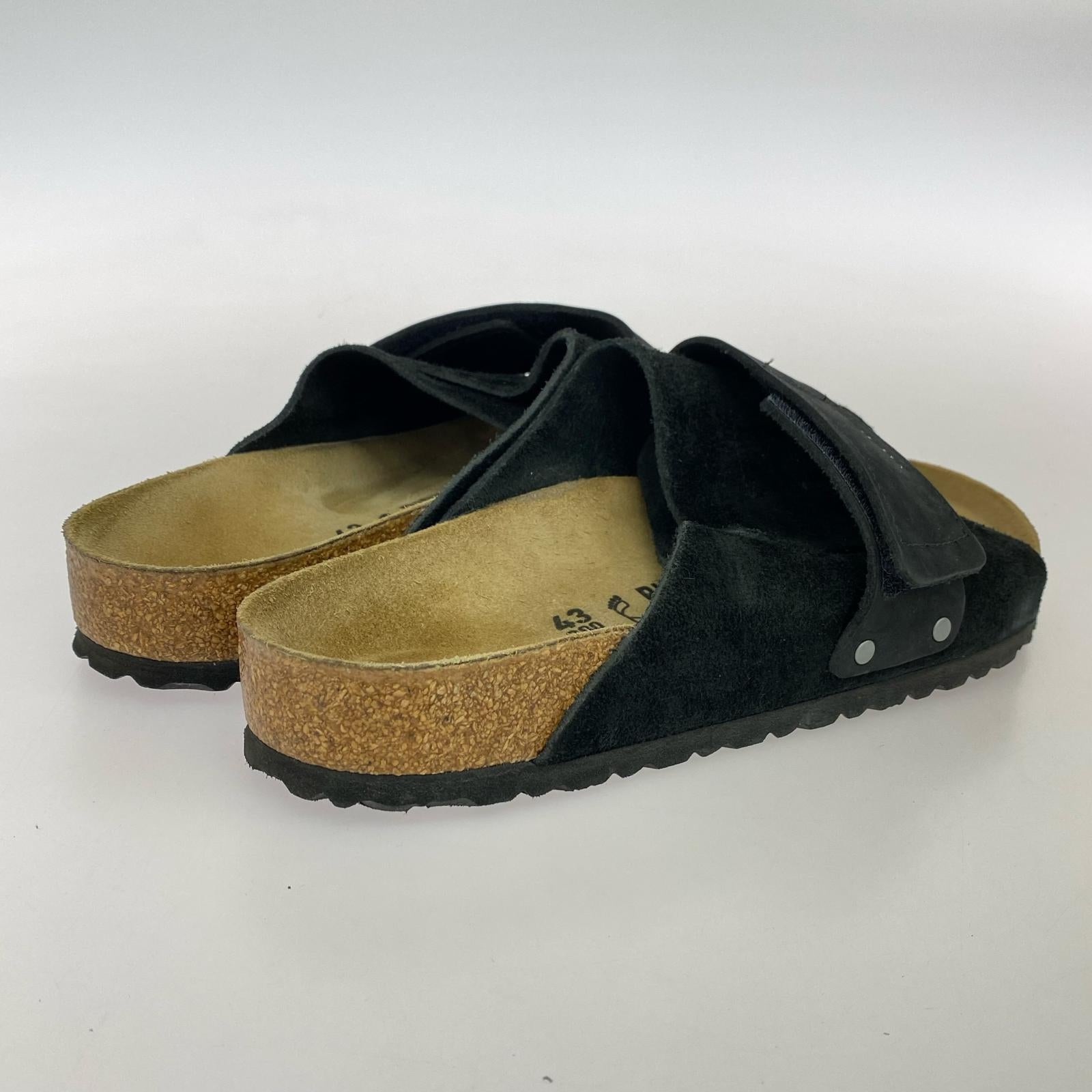 サンダル BIRKENSTOCK Kyoto サンダル 43 ブラック 28cm (US10 UK9 1/2 EU46) ブラック