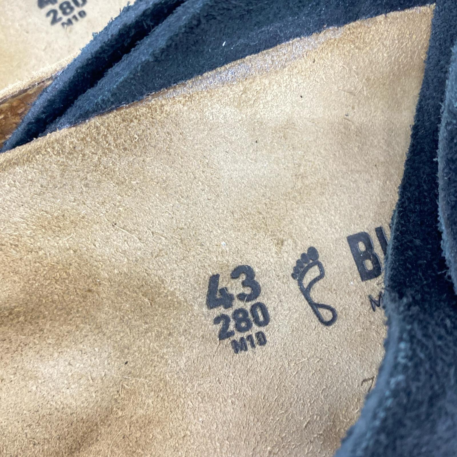 サンダル BIRKENSTOCK Kyoto サンダル 43 ブラック 28cm (US10 UK9 1/2 EU46) ブラック