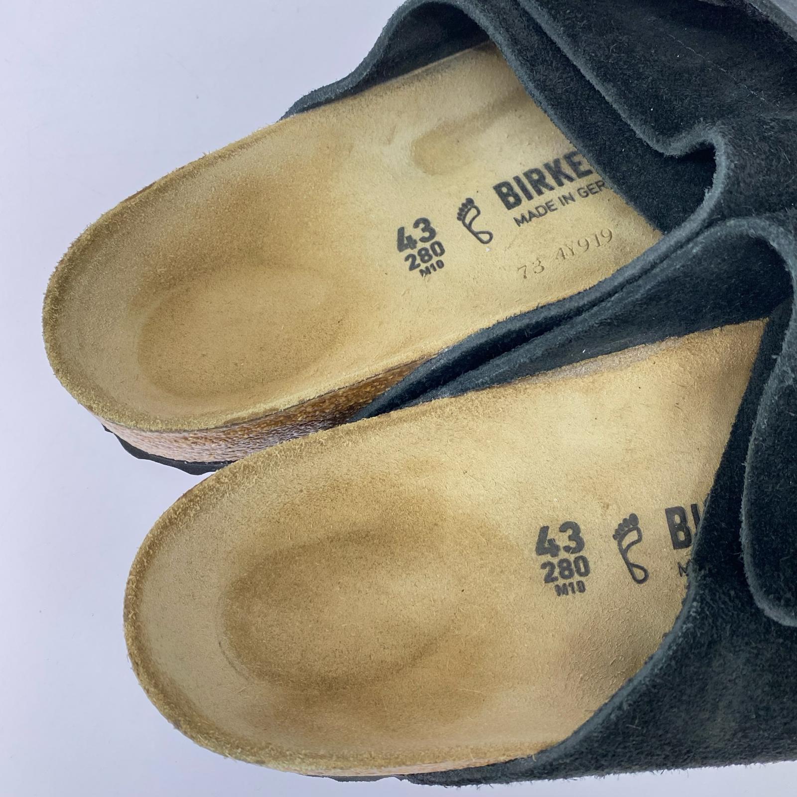 サンダル BIRKENSTOCK Kyoto サンダル 43 ブラック 28cm (US10 UK9 1/2 EU46) ブラック