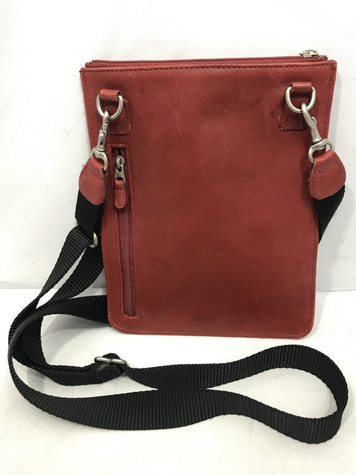COACH レザーショルダーバッグ レッド
