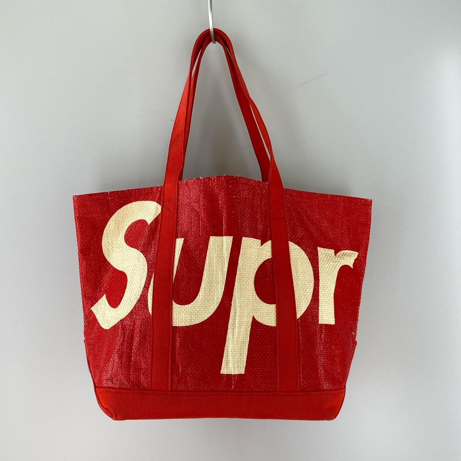 その他バッグ 20SS Raffia Tote Red レッド