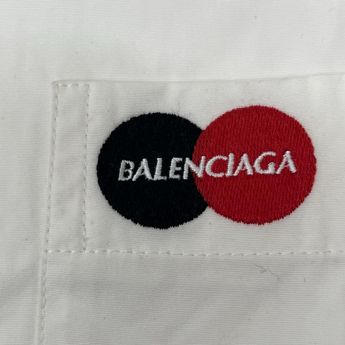 Balenciaga/半袖シャツ/白/39/半袖ビッグシルエットコットンシャツ 39 622260 TIM39
