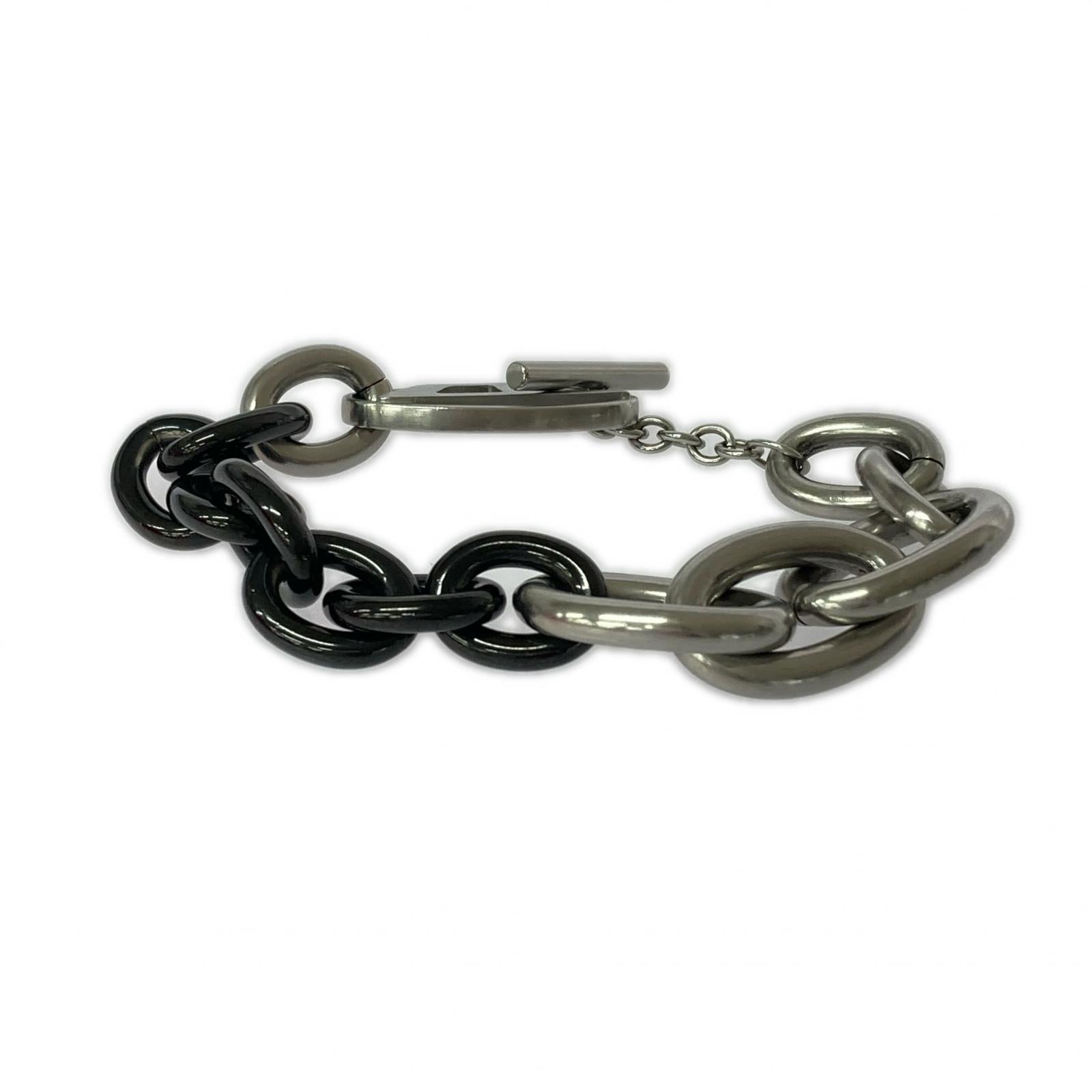 ブレスレット ツートンチェーンブレスレット