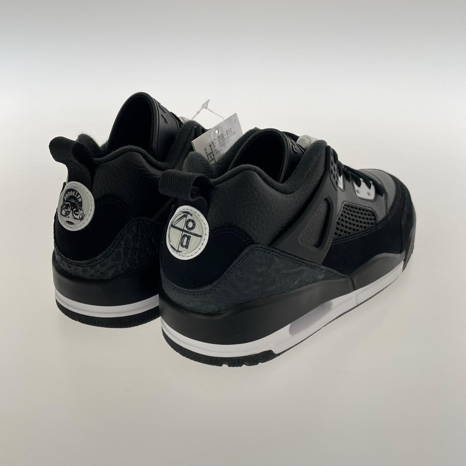 スニーカー JORDAN SPIZIKE LOW 27.5cm BLACK 27.5cm (US9 1/2 UK9 EU45) ブラック