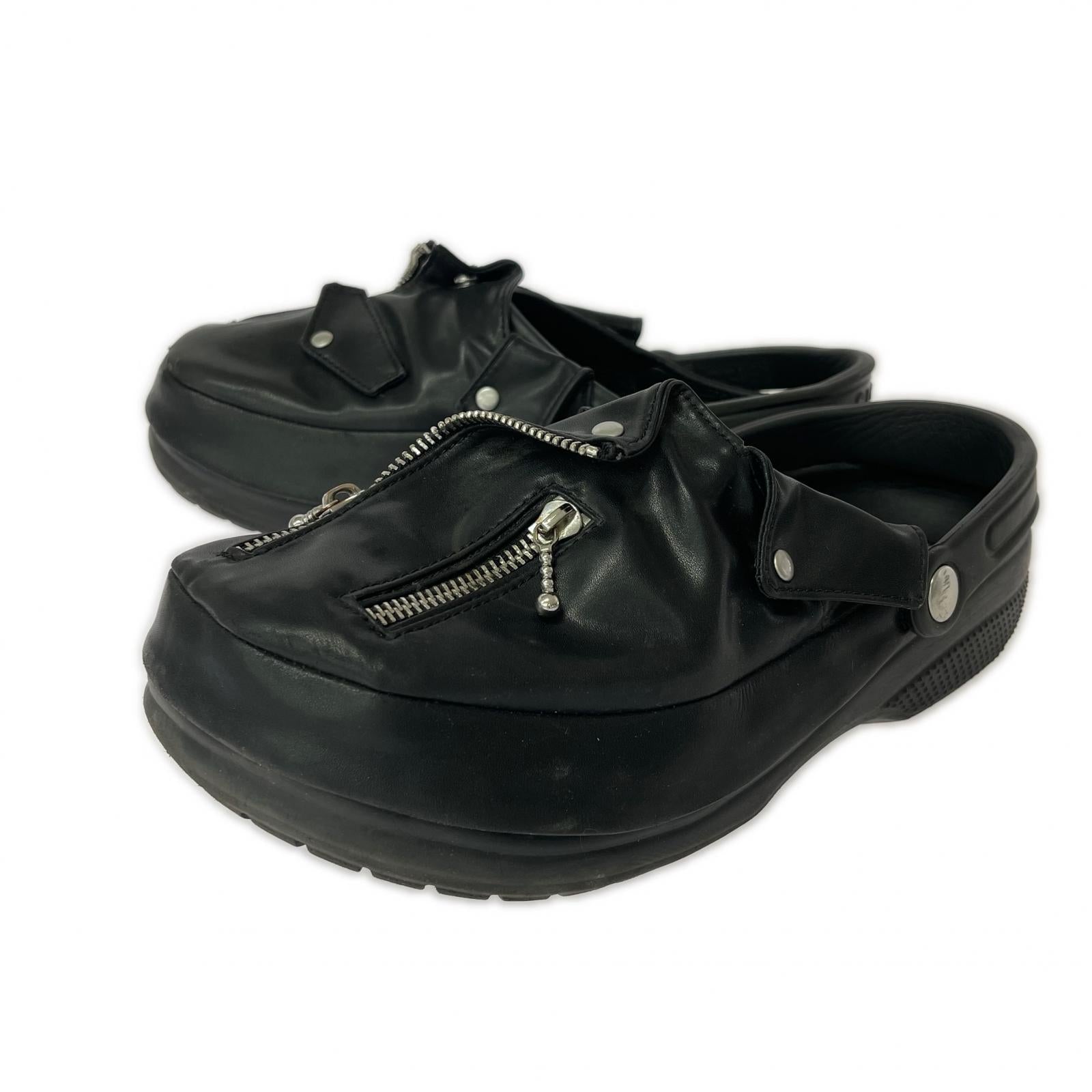 サンダル crocs ×BEAMS CLASSIC CLOG 9 11 ブラック ブラック