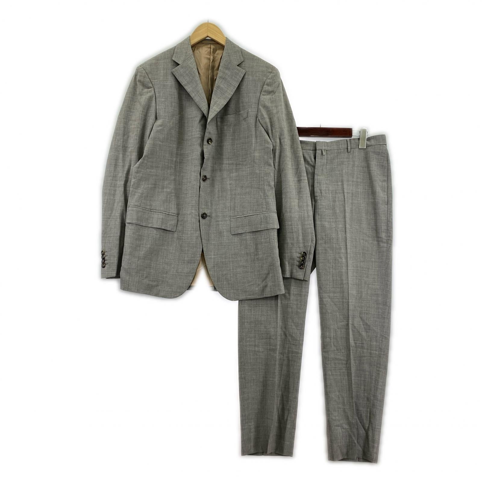 ジャケット JIL SANDER 00s頃 サマーウールセットアップ 48 グレー 48 グレー