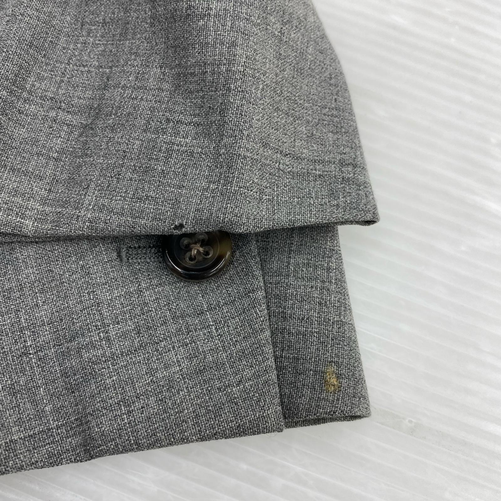 ジャケット JIL SANDER 00s頃 サマーウールセットアップ 48 グレー 48 グレー