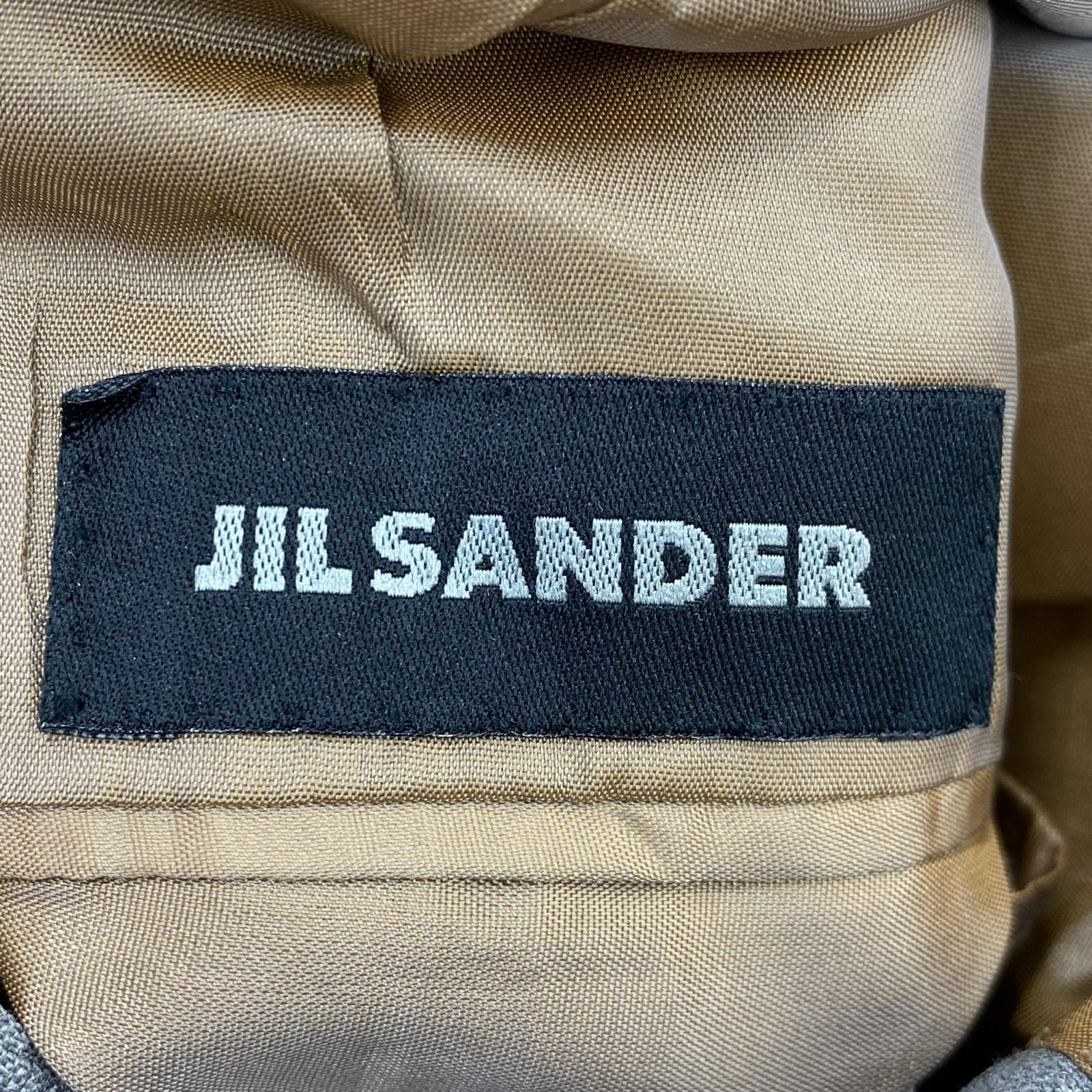 ジャケット JIL SANDER 00s頃 サマーウールセットアップ 48 グレー 48 グレー
