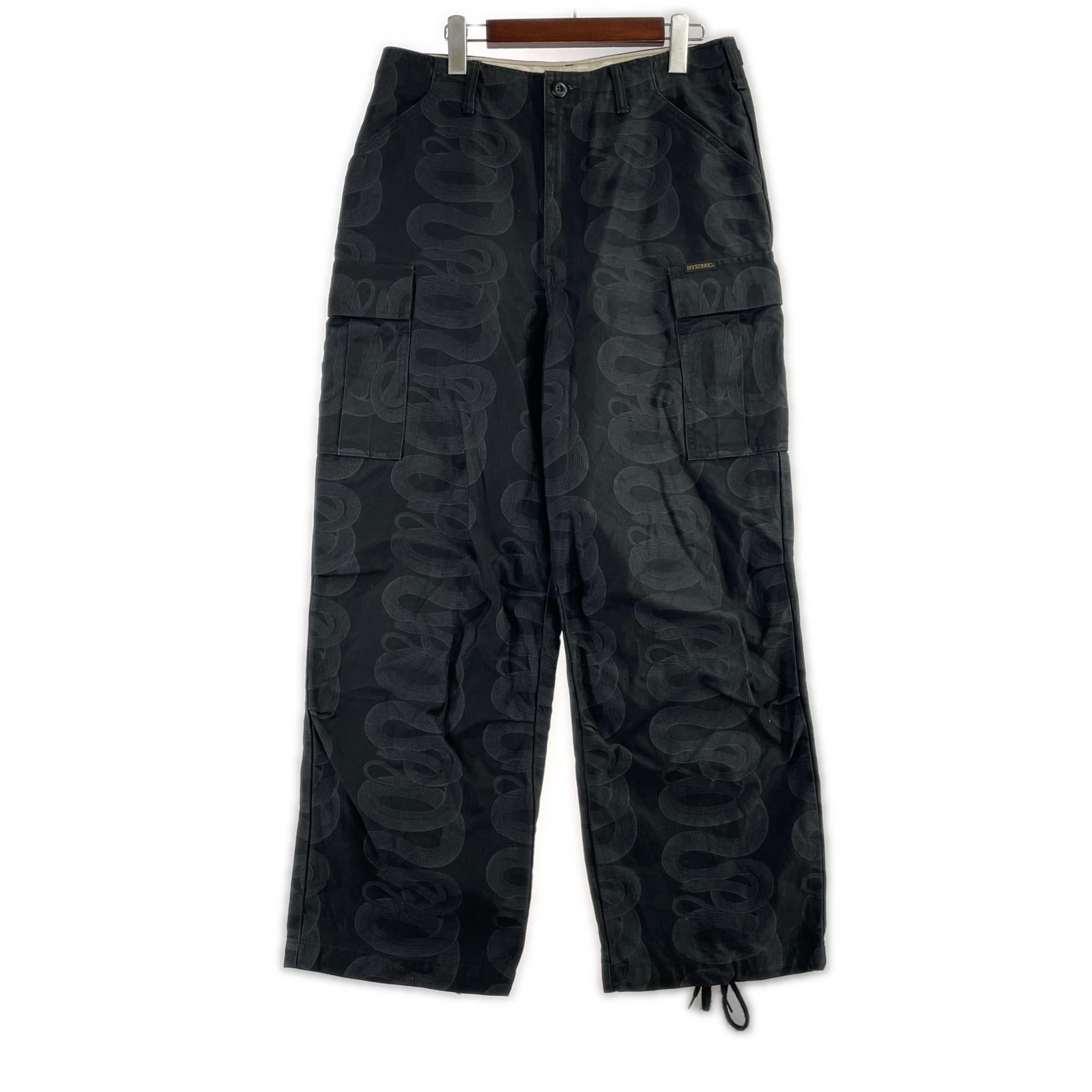 パンツ SNAKE LOOP柄 Pants BLK 02233AP13 M ブラック