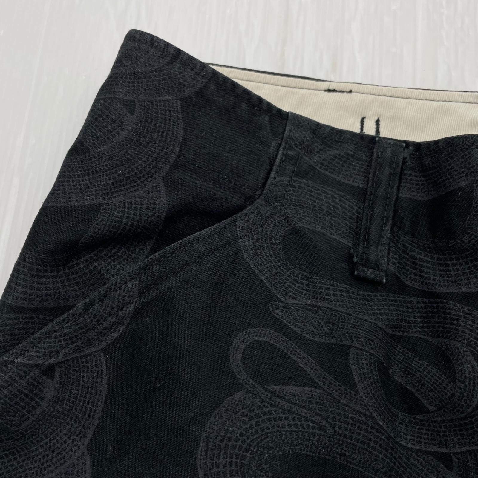 パンツ SNAKE LOOP柄 Pants BLK 02233AP13 M ブラック
