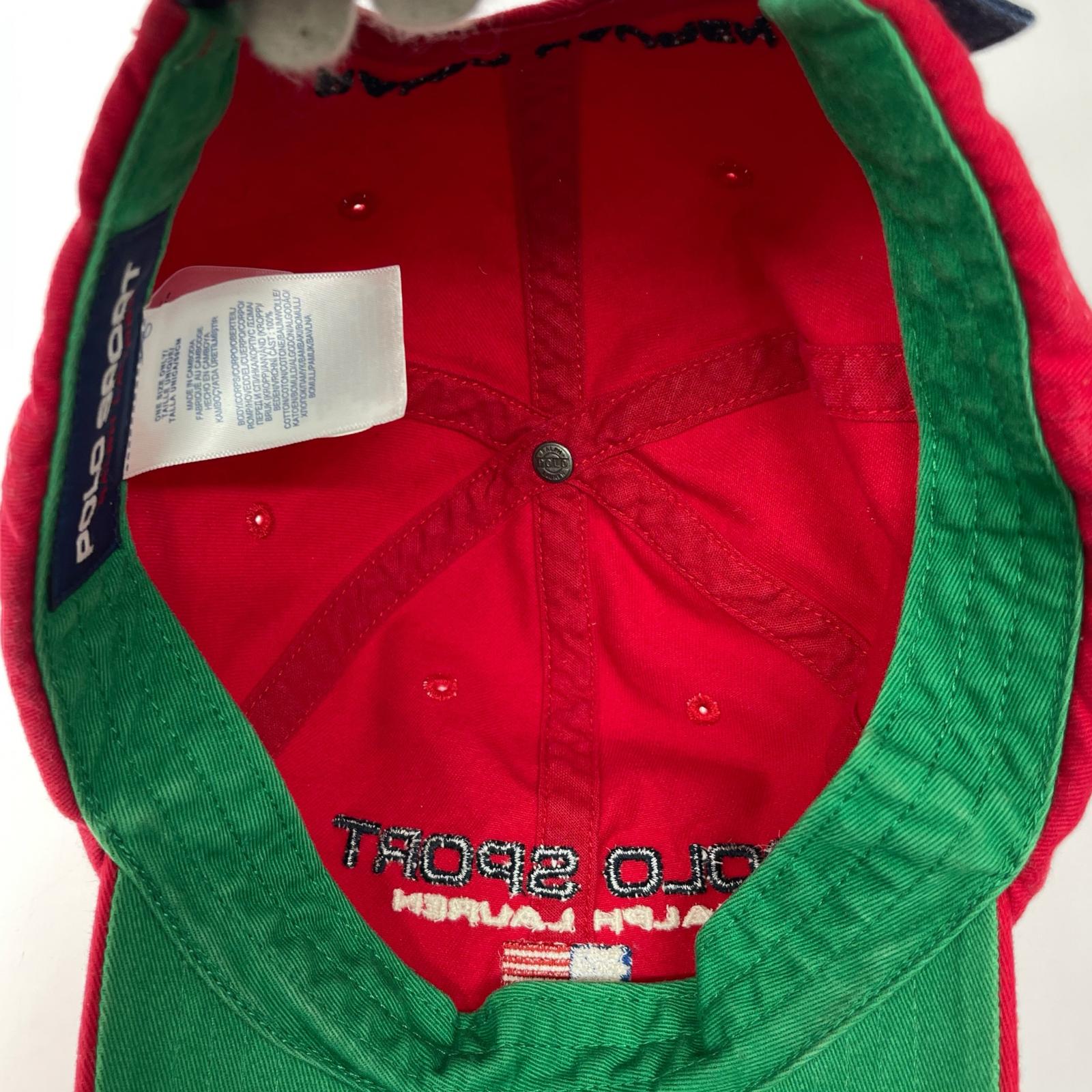 キャップ 90s 星条旗 Logo Cap RED レッド