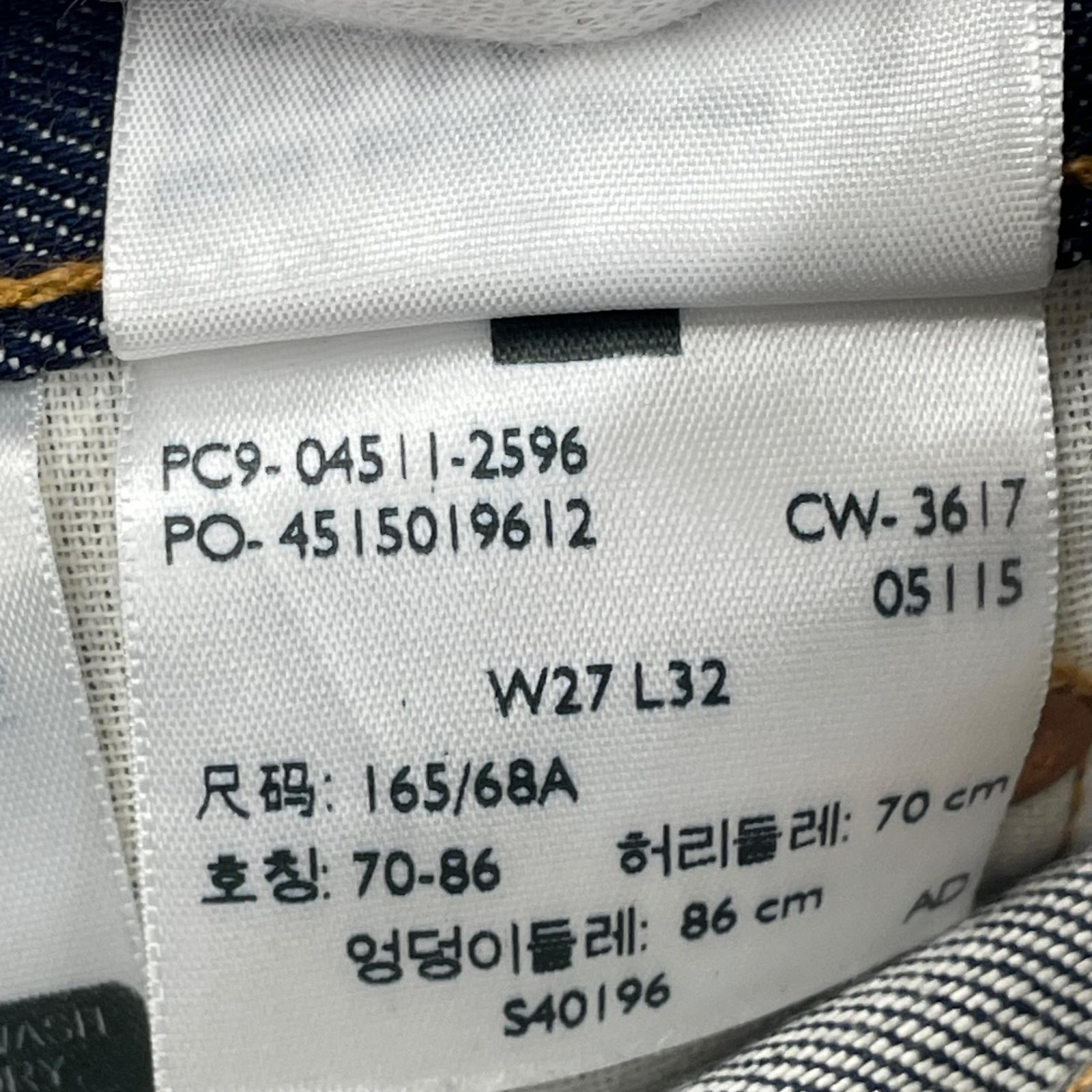 デニムパンツ USA製 511 140周年モデル デニムパンツ 5115刻印 W28