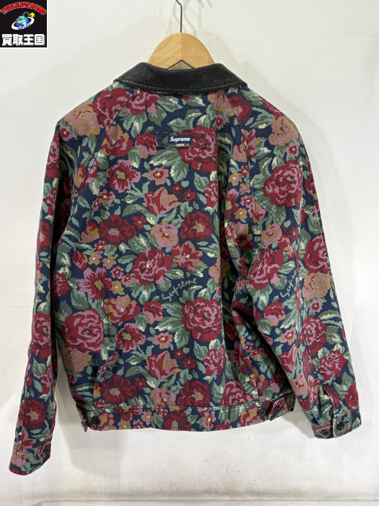 ブルゾン 20AW Digi Floral Leather Collar Work Jacket S