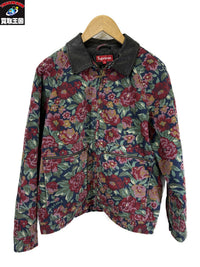 ブルゾン 20AW Digi Floral Leather Collar Work Jacket S