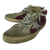 スニーカー MID STAR SZ 37 ピンク グレー (41)
