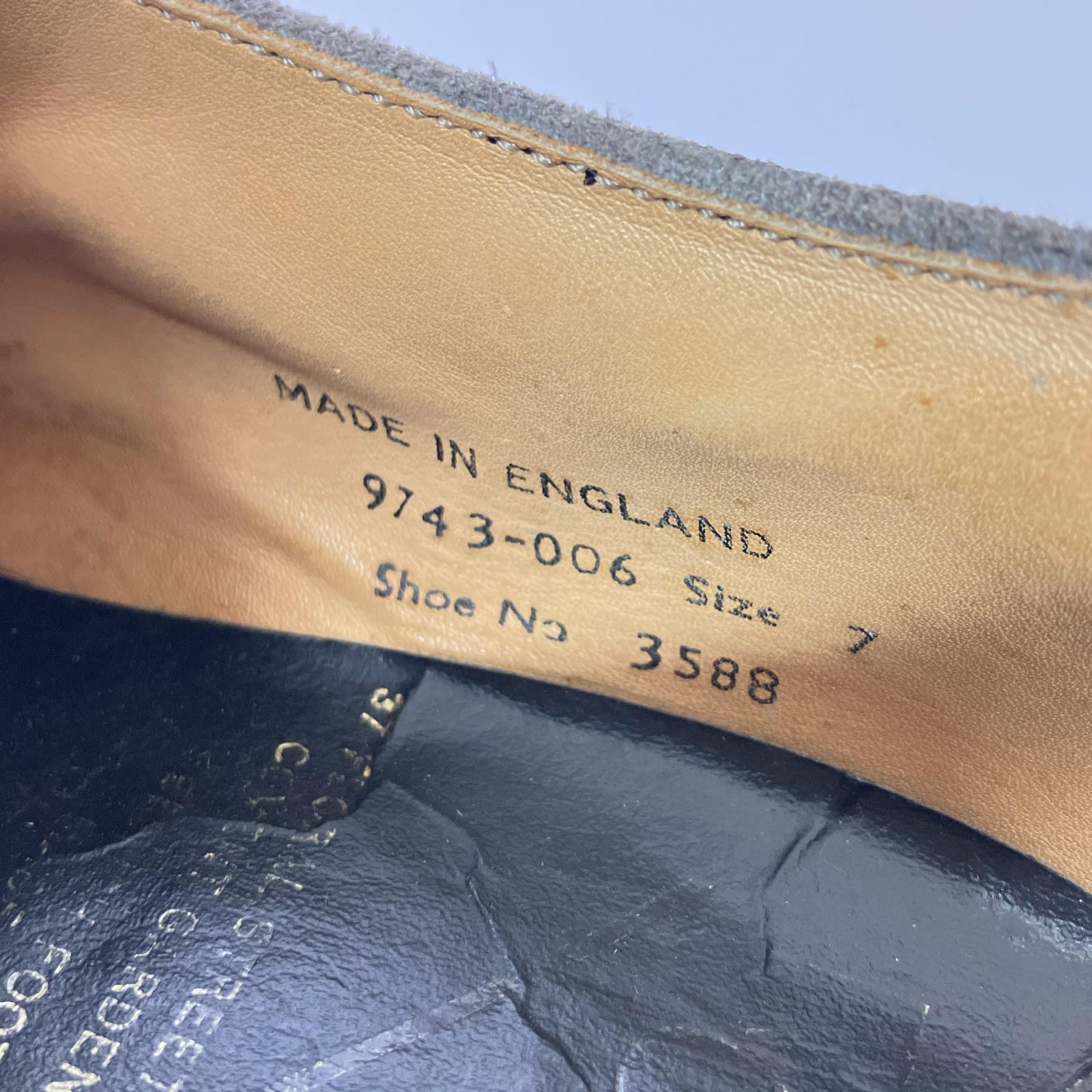 ブーツ ROBOT イングランド製 ラバーソール グレー (UK7) グレー
