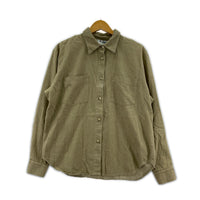 長袖シャツ KHK シャツ M カーキ
