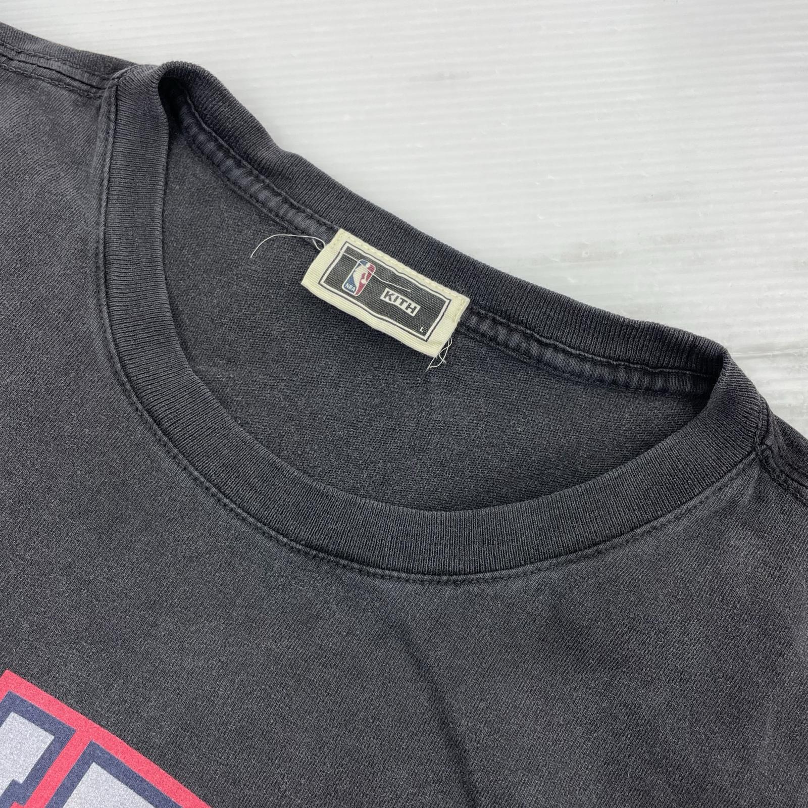半袖Tシャツ KITH NBA New Jersey Nets Stephon Marbury Tee L ブラック