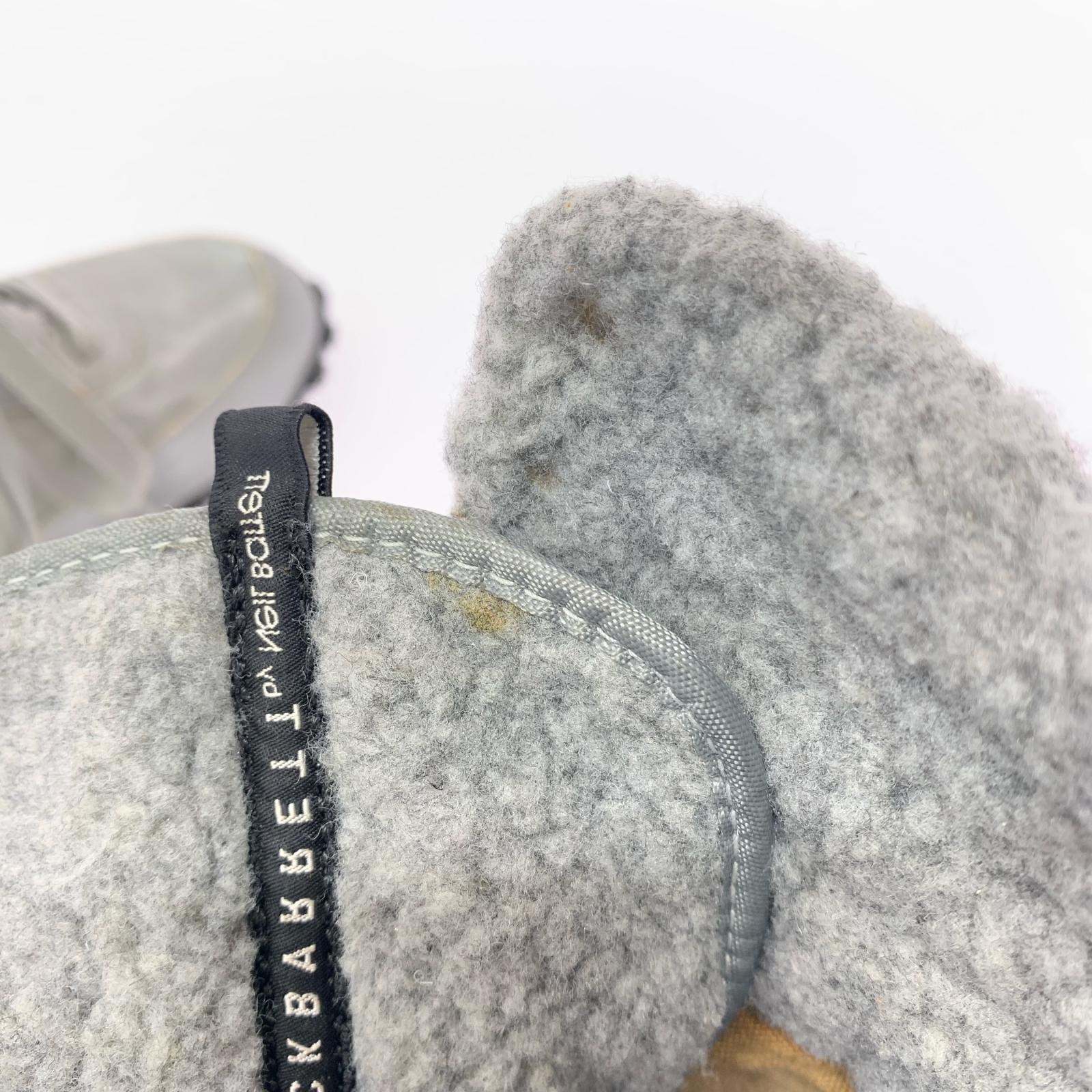 ブーツ レースアップ SLV グレー