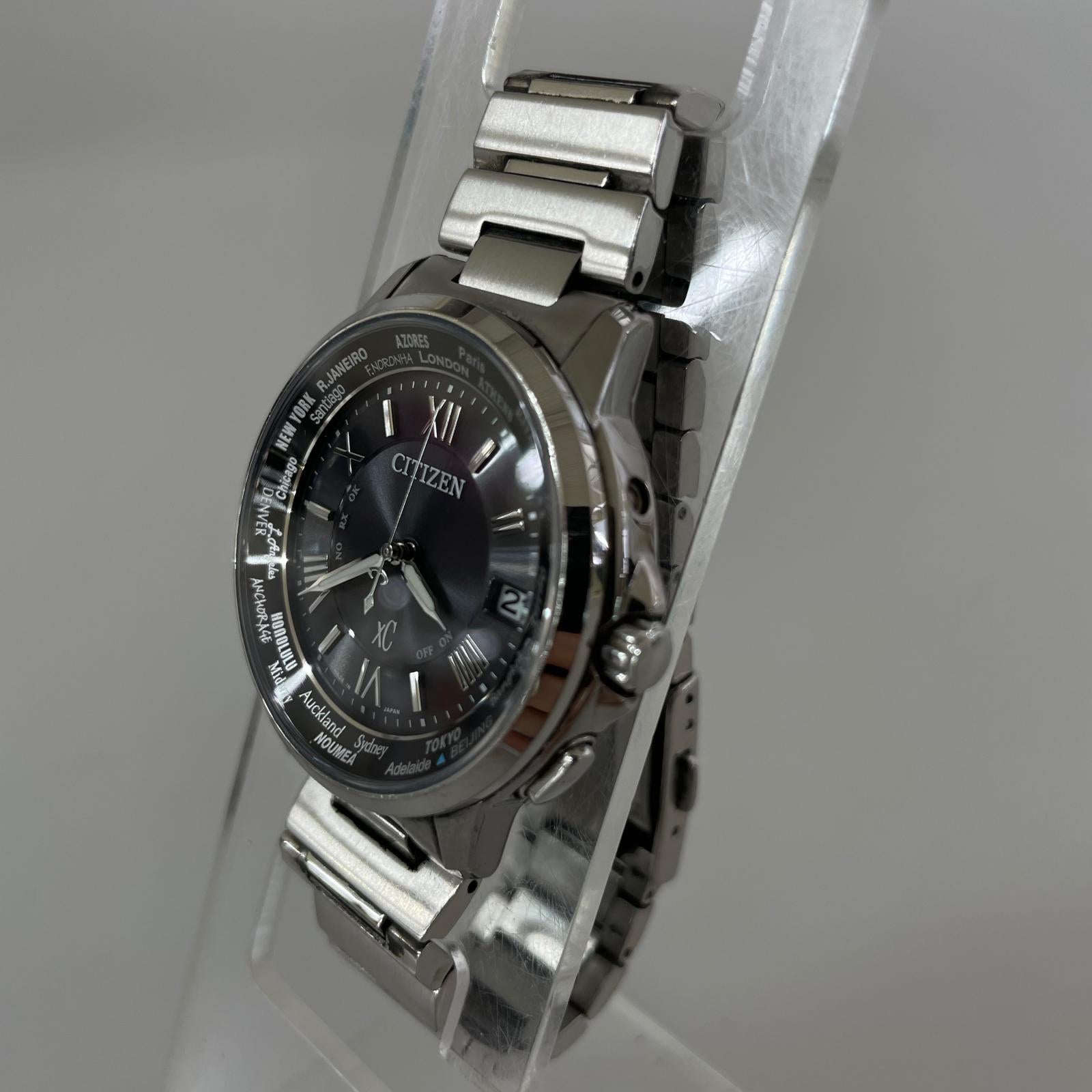 腕時計 XC ECO-DRIVE 電波ソーラー ブラック