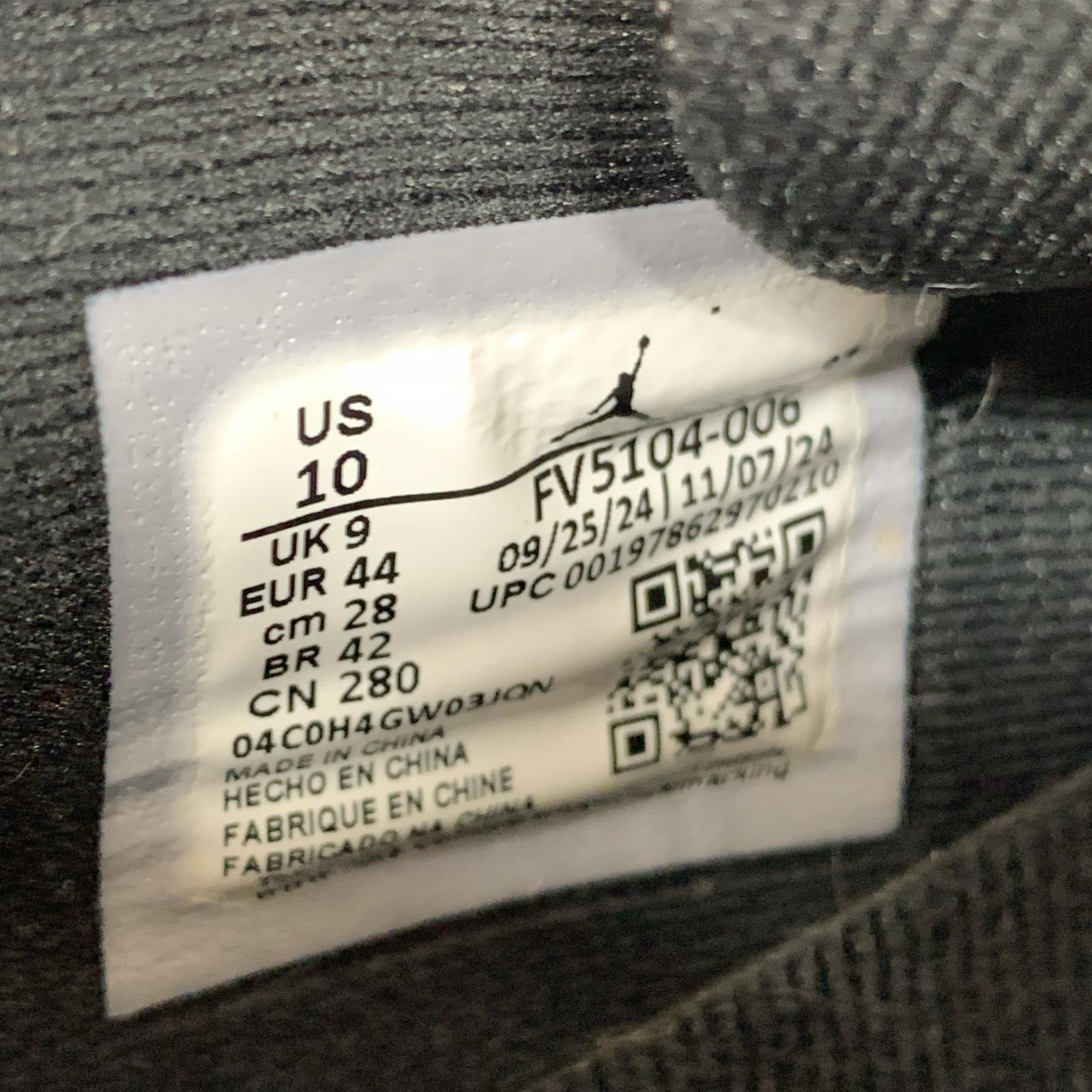 スニーカー AIR JORDAN 11 RETRO LOW Bred 2025 28.0cm 28cm (US10 UK9 1/2 EU46) ブラック