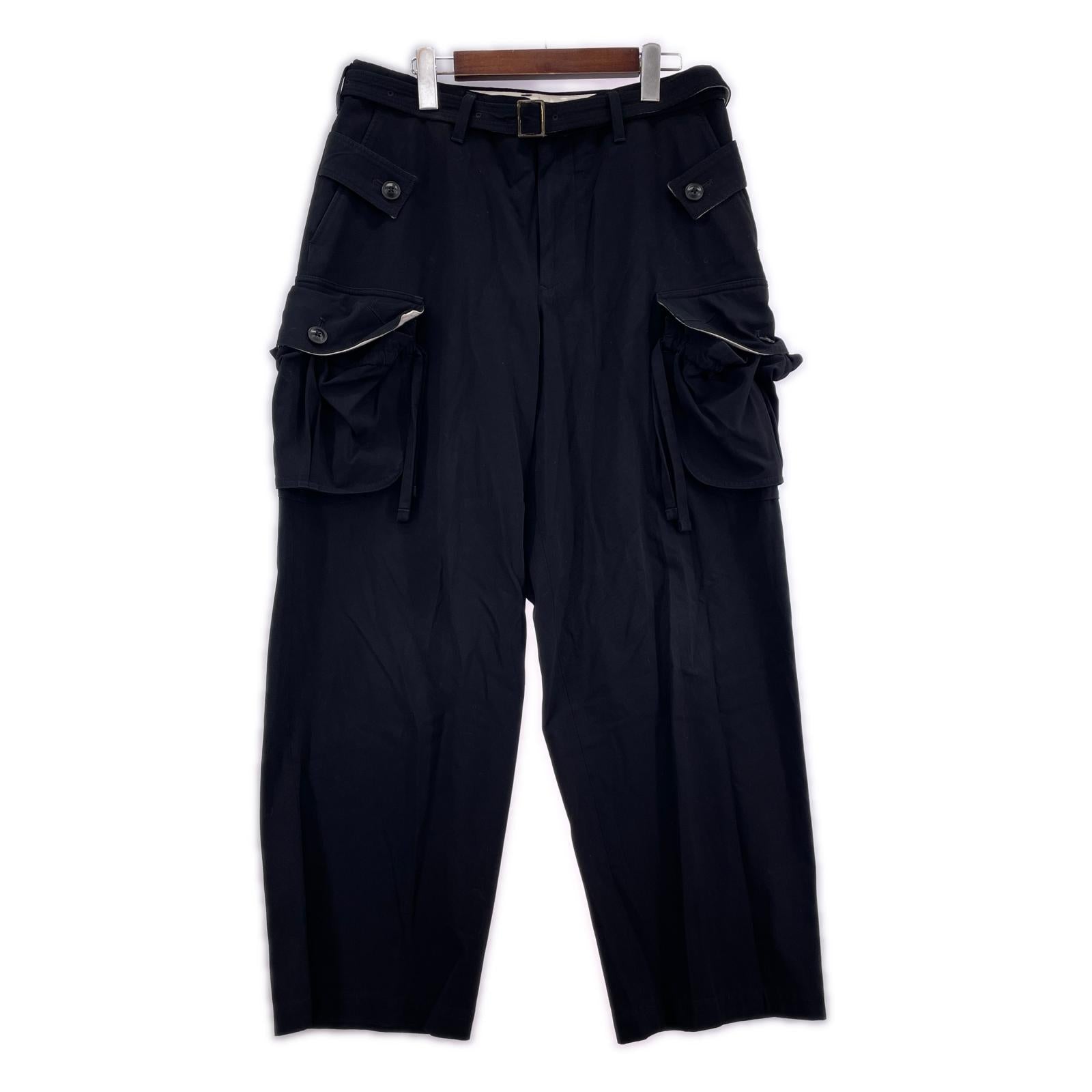 パンツ KHOKI カーゴパンツ 黒 2 ブラック