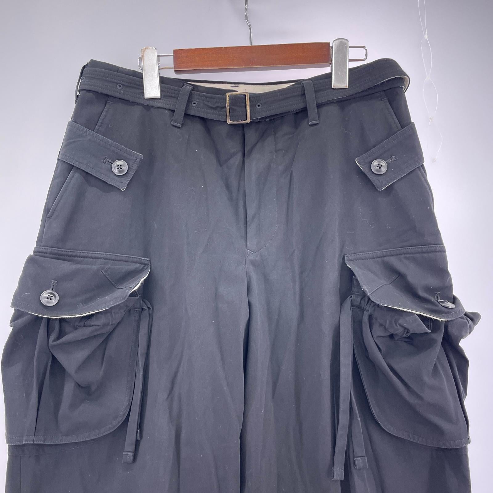 パンツ KHOKI カーゴパンツ 黒 2 ブラック