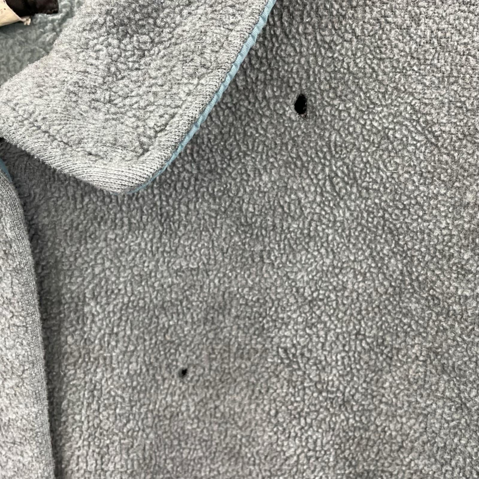 ブルゾン 90s シンチラ シャーリングコート ブルー(L) L