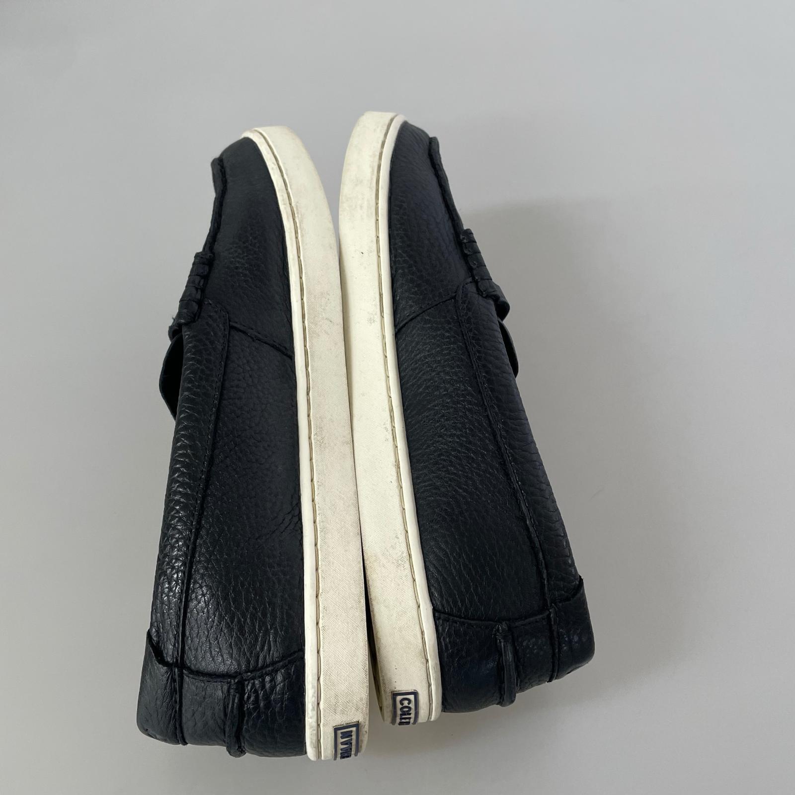 その他靴 COLE HAAN シボ革 コインローファー 26㎝ ブラック ブラック