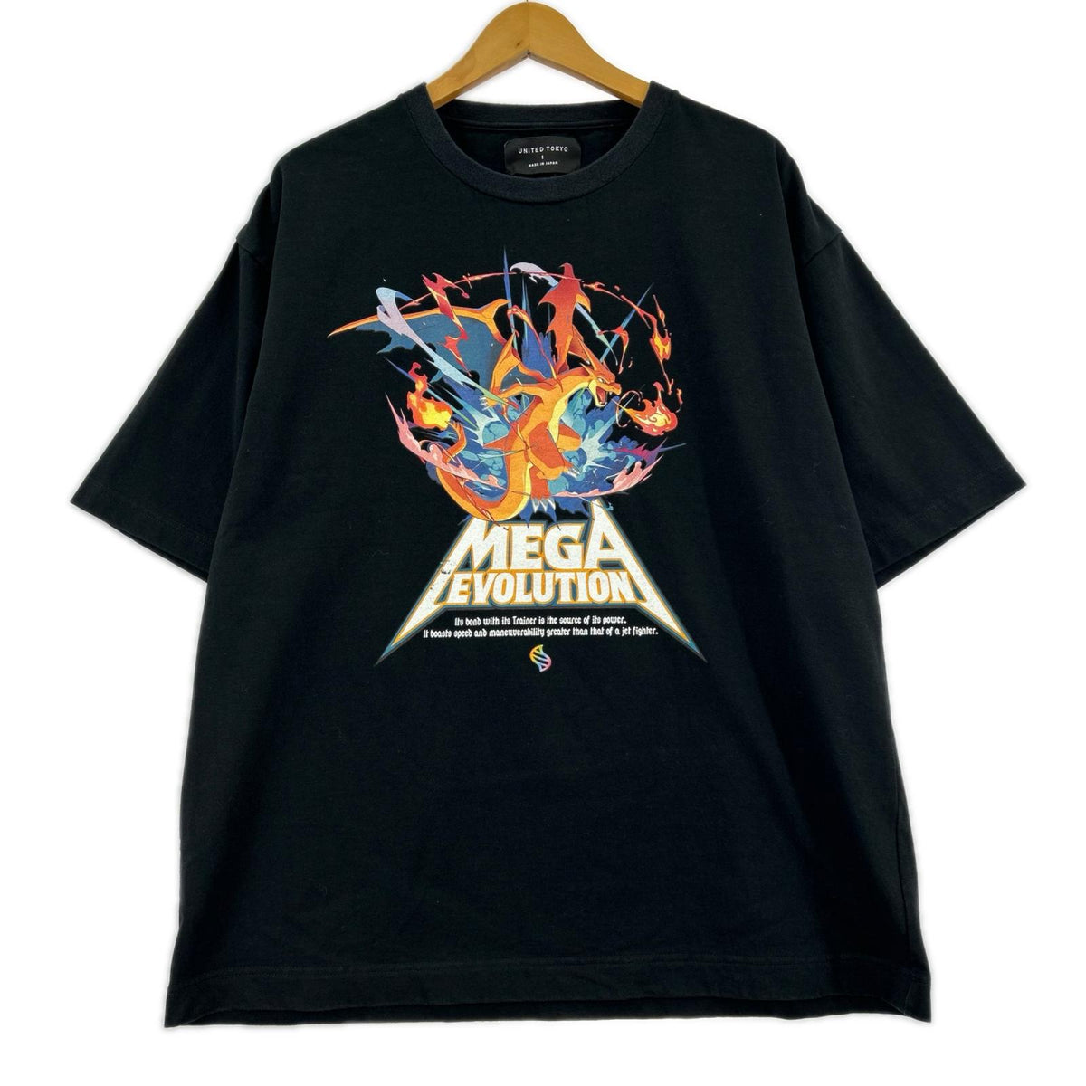 半袖Tシャツ ×POKEMON リザードン (1) 1 ブラック