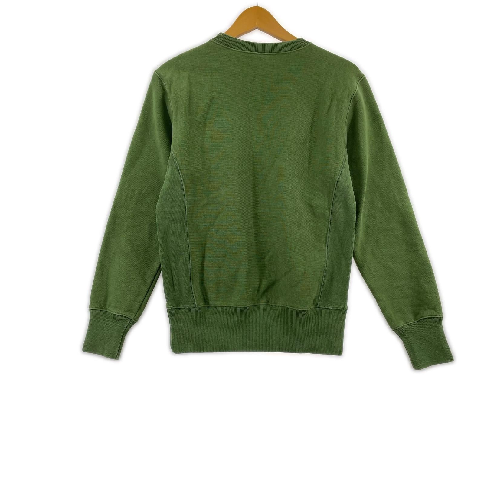 スウェット Champion REVERSE WEAVE 裏起毛スウェット GR M グリーン