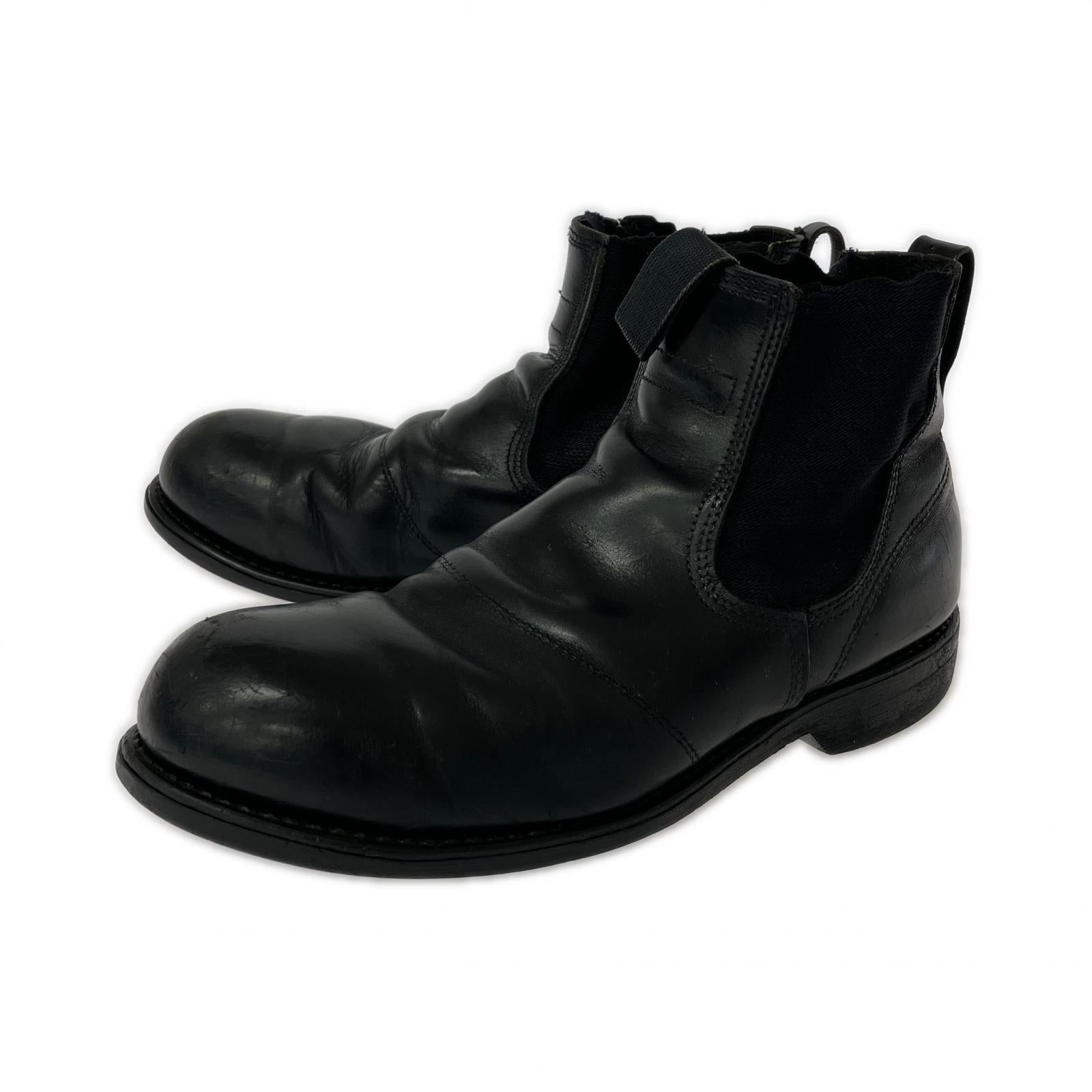 ブーツ US.NAVY /MOLDER BOOTS/サイドゴア ブラック