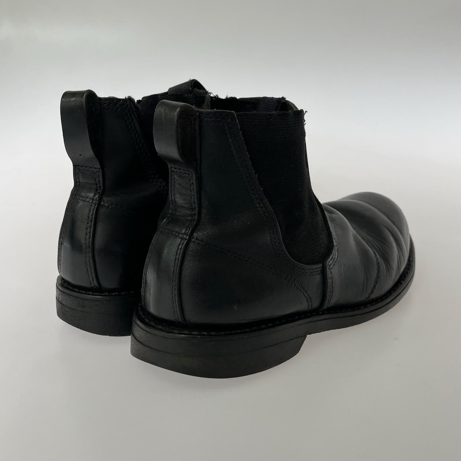 ブーツ US.NAVY /MOLDER BOOTS/サイドゴア ブラック