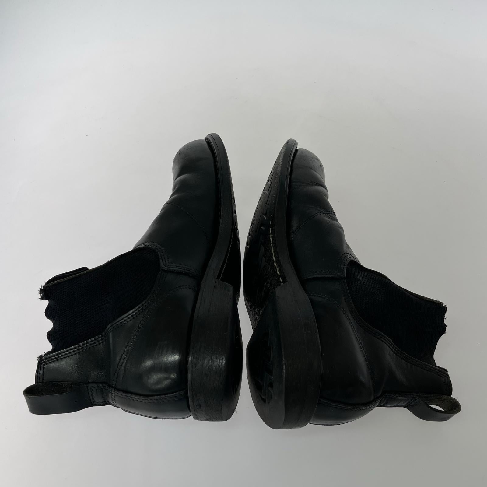 ブーツ US.NAVY /MOLDER BOOTS/サイドゴア ブラック