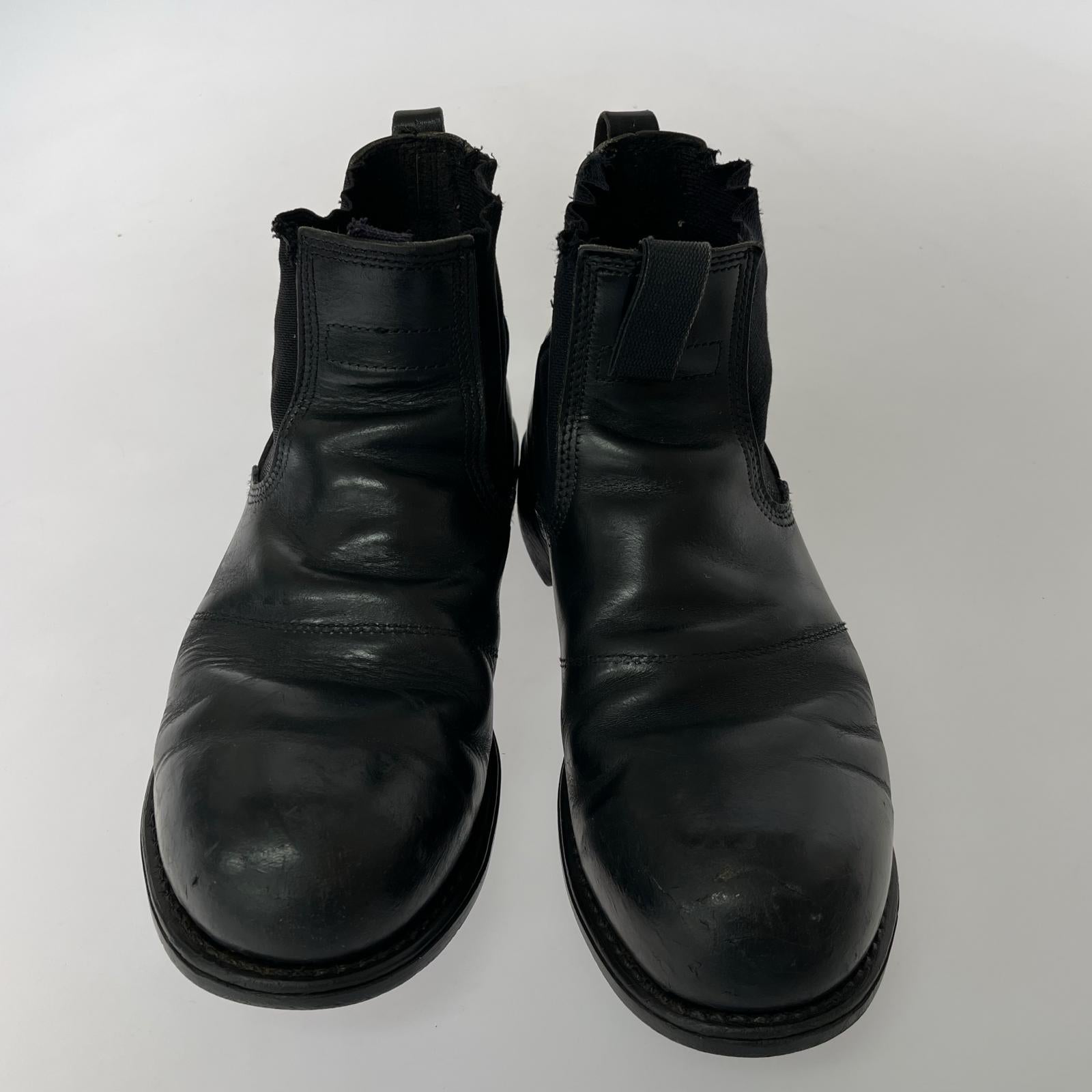 ブーツ US.NAVY /MOLDER BOOTS/サイドゴア ブラック