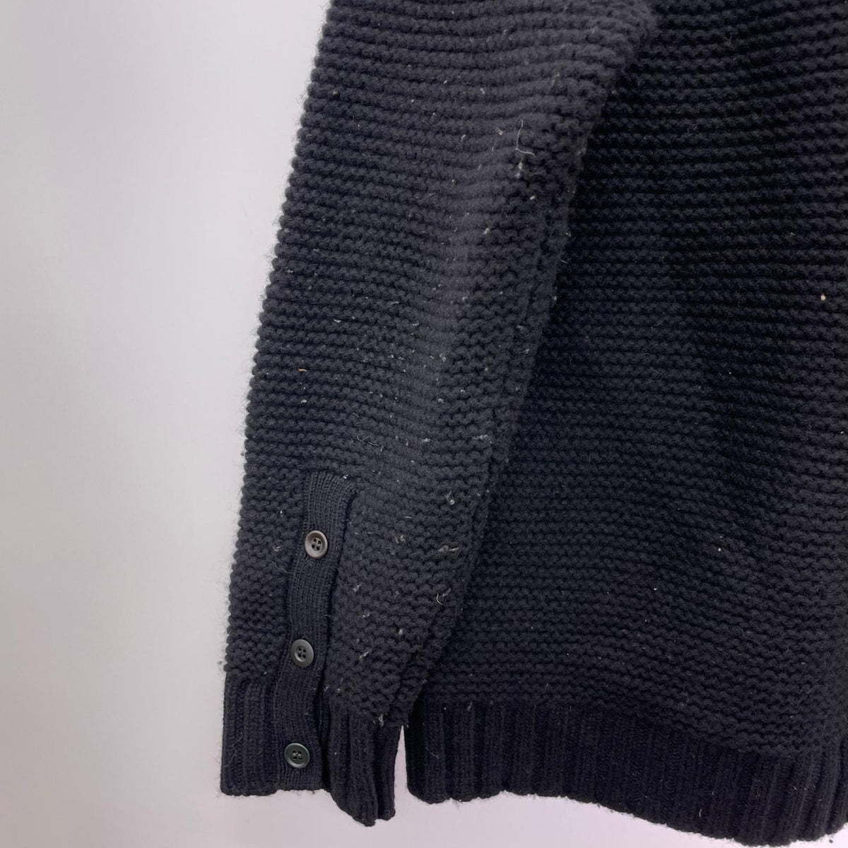 ニット ケーブルニット 2 BLK 2 ブラック