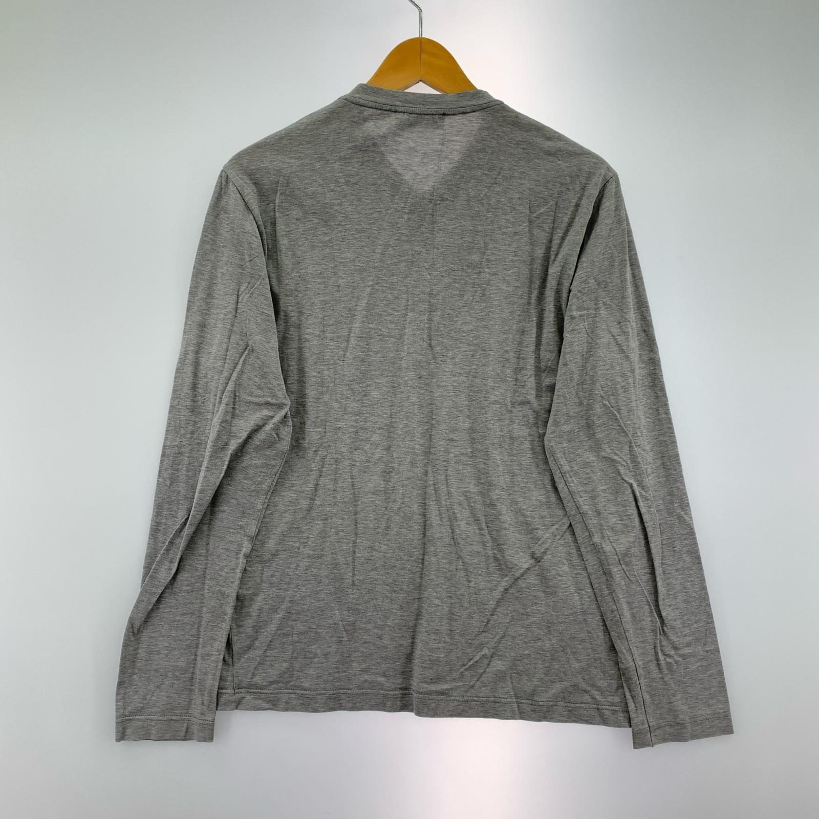 長袖Tシャツ GRAN SASSO ヘンリーネック カットソー 46 グレー