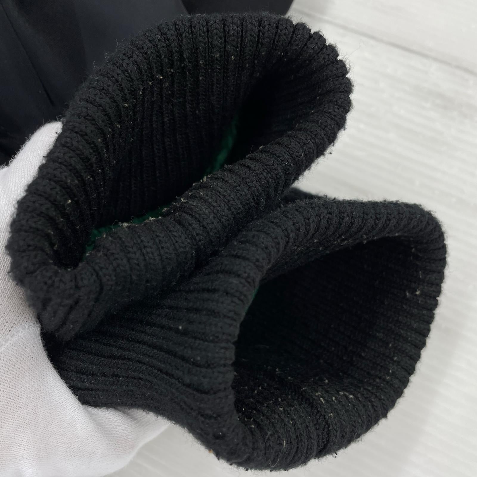 ジャケット コットンジップアップブルゾン 黒 (L) L ブラック