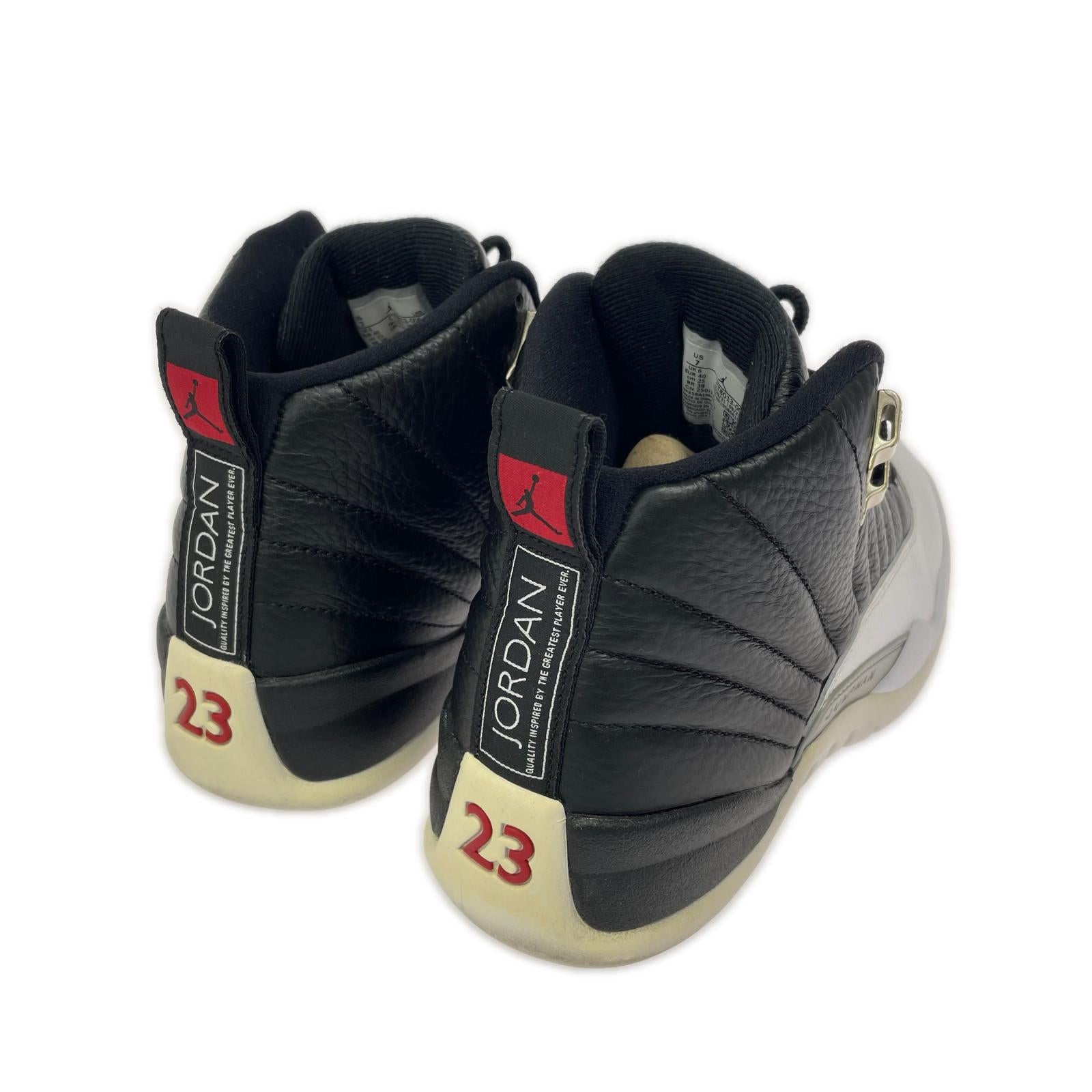 スニーカー AIR JORDAN 12 RETRO PLAYOFF 25cm 25cm (US7 UK6 1/2 EU40) ブラック