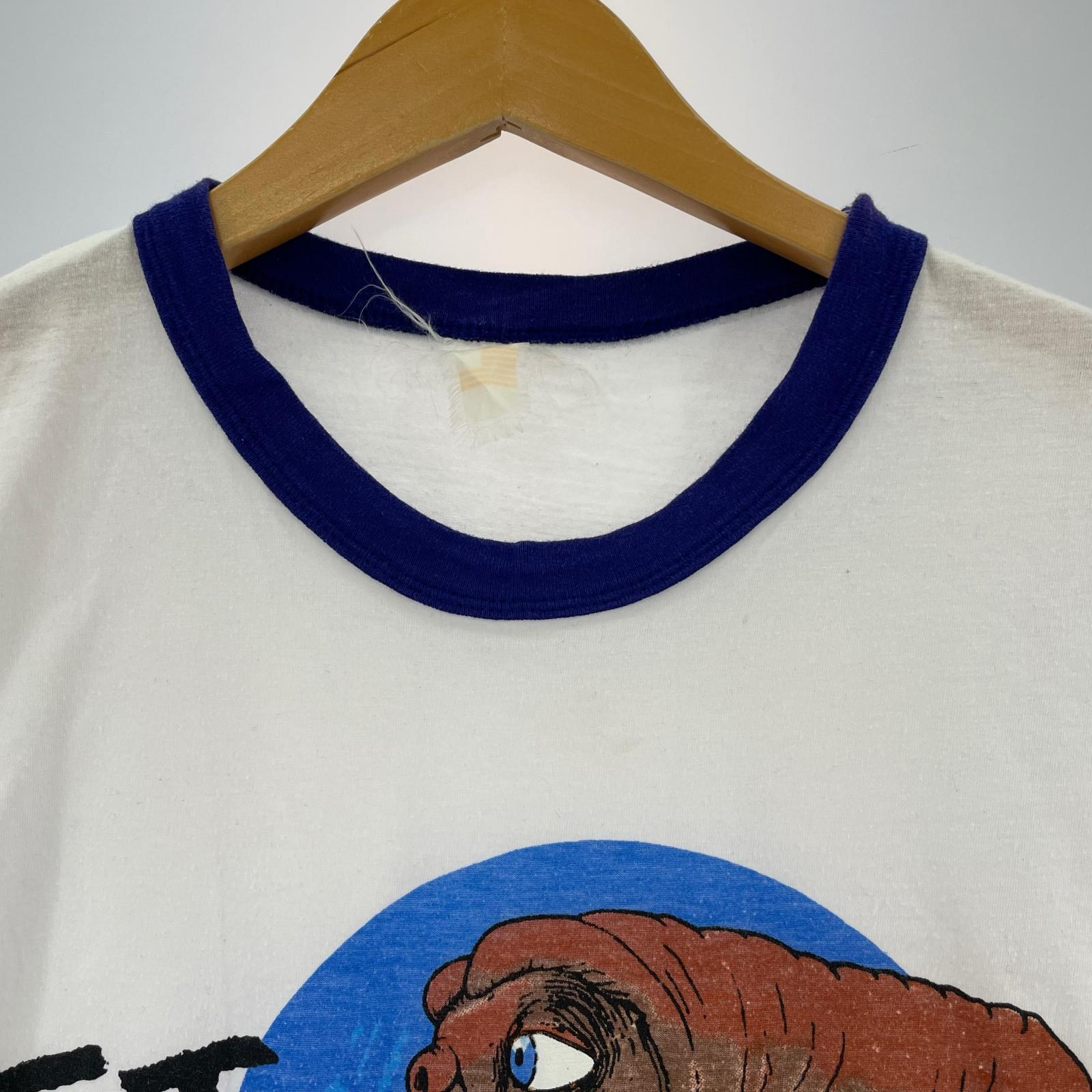 半袖Tシャツ 80S E.T リンガーt 白 ホワイト