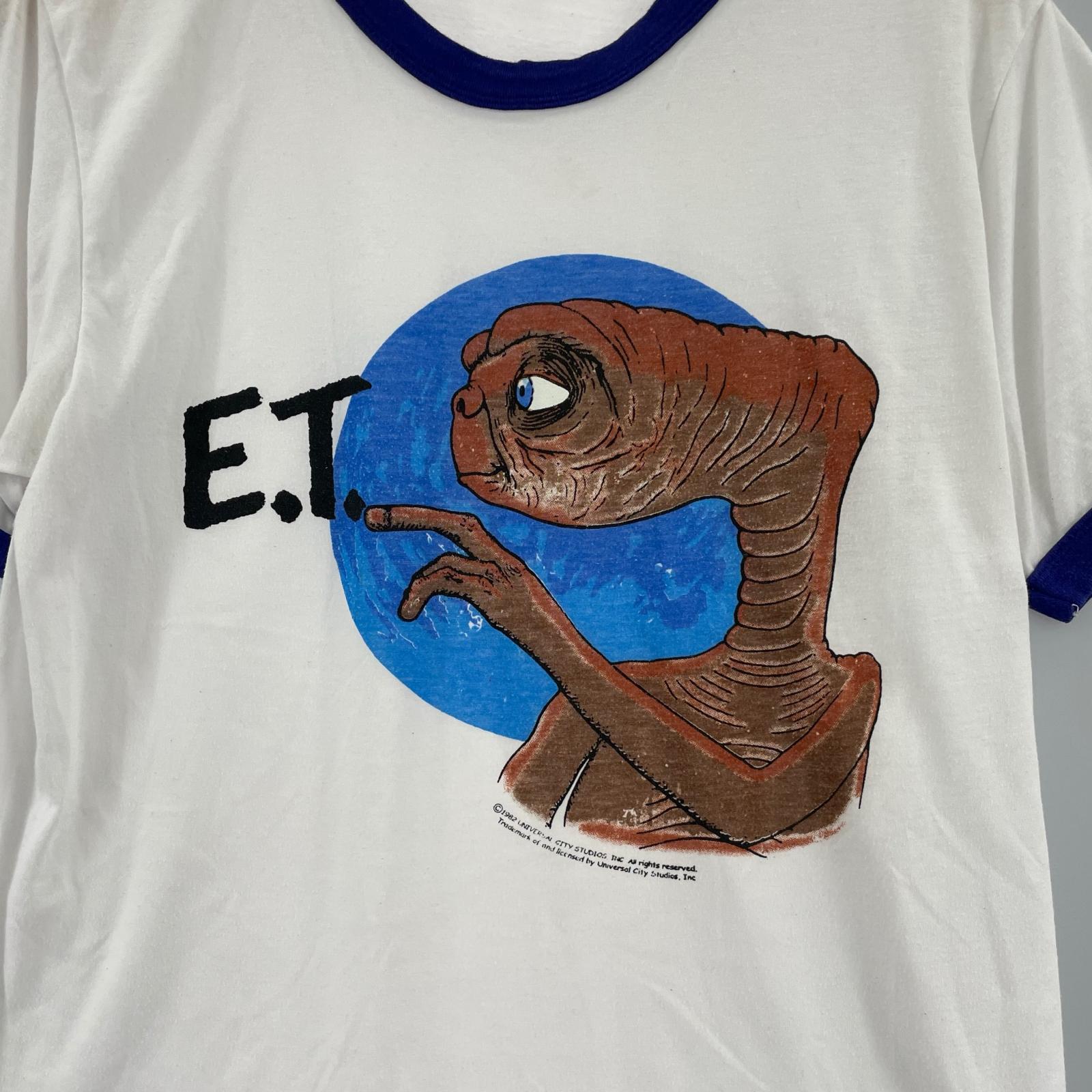 半袖Tシャツ 80S E.T リンガーt 白 ホワイト