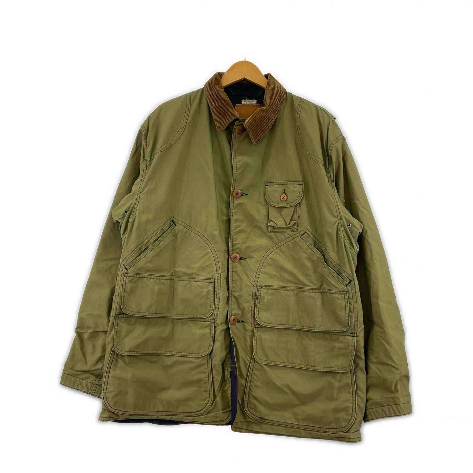 ジャケット 80S ハンティングジャケット USA製 緑 L グリーン
