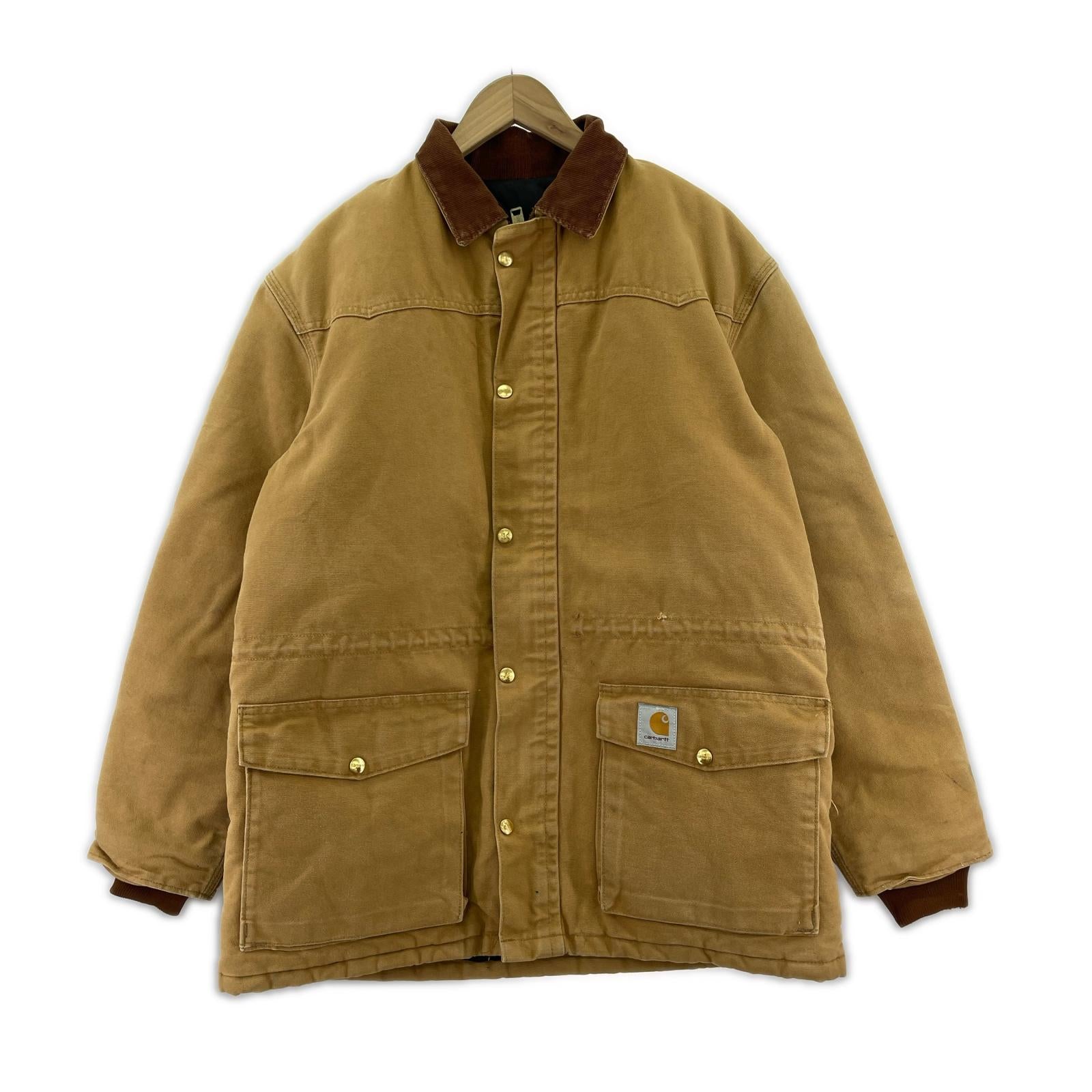 ジャケット 90s USA製 ダックジャケット (M) M ブラウン