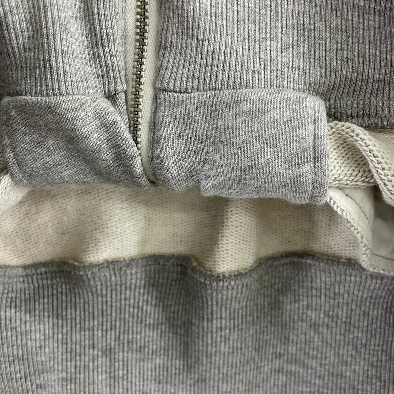 ジャケット SHIRT×KAWS バックプリントスウェットブルゾン L L グレー