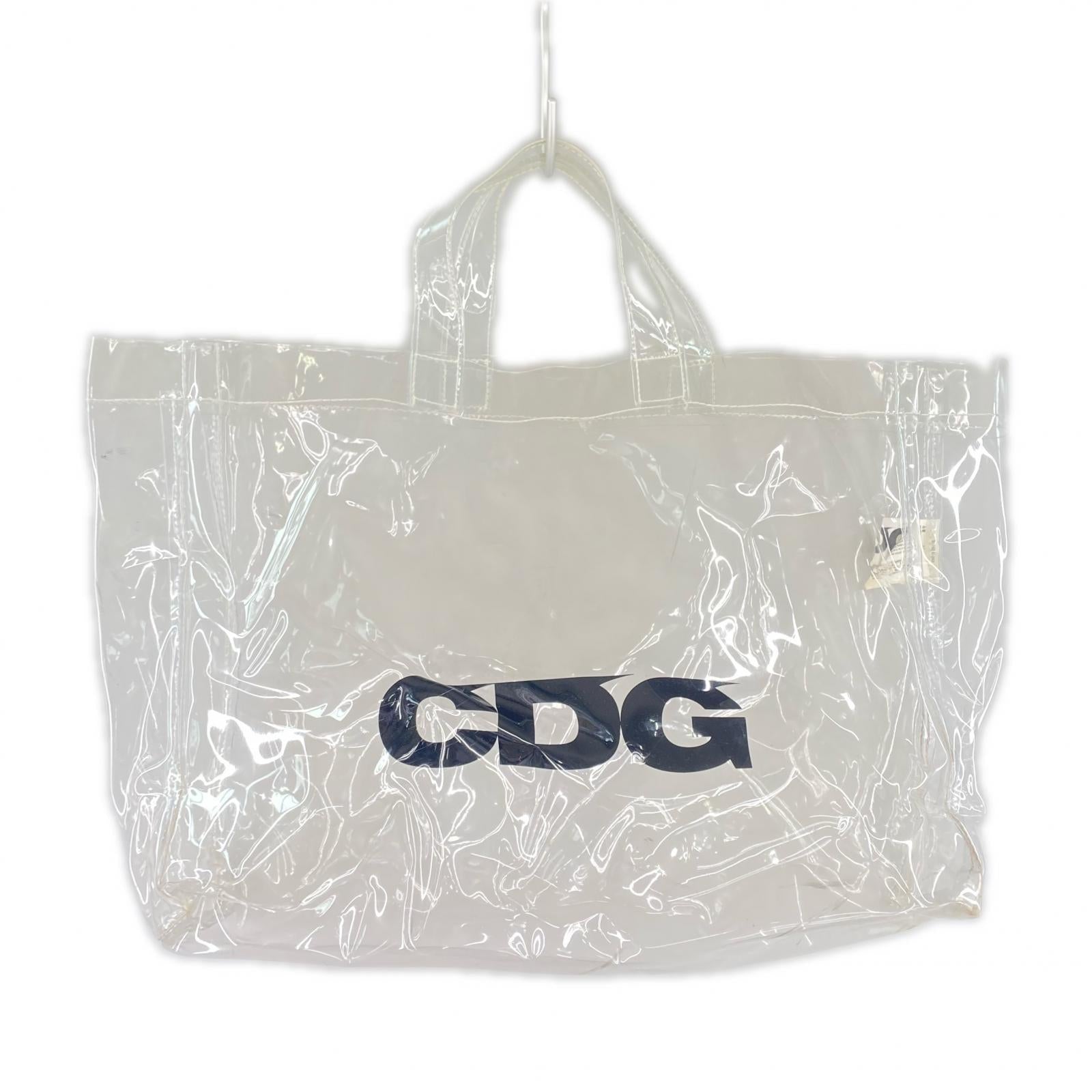 その他バッグ CDGロゴクリアトートバッグ クリア