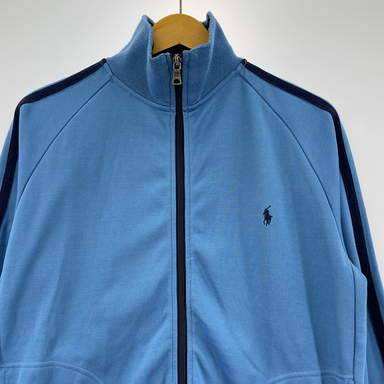 長袖Tシャツ POLO RALPH LAUREN Polo Sports トラックジャケット 青 (S) S ブルー