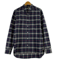 長袖シャツ LONDON ENGLAND L/Sチェックシャツ ネイビー S S ネイビー