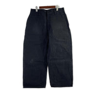 その他ボトムス MAN-TLE ワックスコーティングパンツ 黒 M ブラック