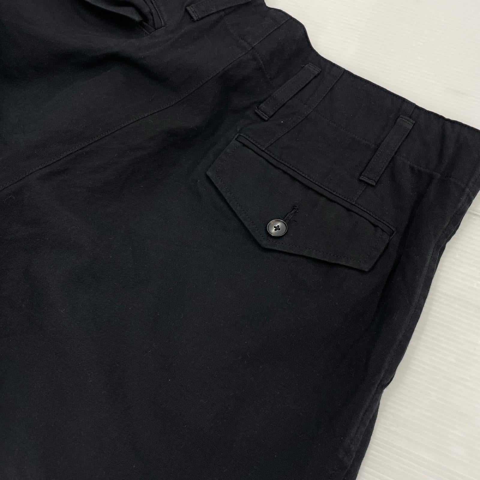 パンツ 22AW SUPER FINE WOOL COTTON 5 ブラック